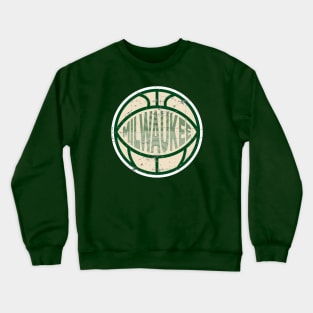 Milwaukee Basketball 2 Crewneck Sweatshirt